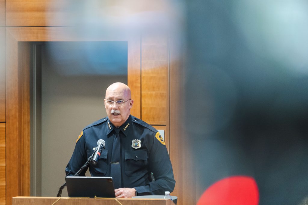 Chief Mike Brown addresses violent crime